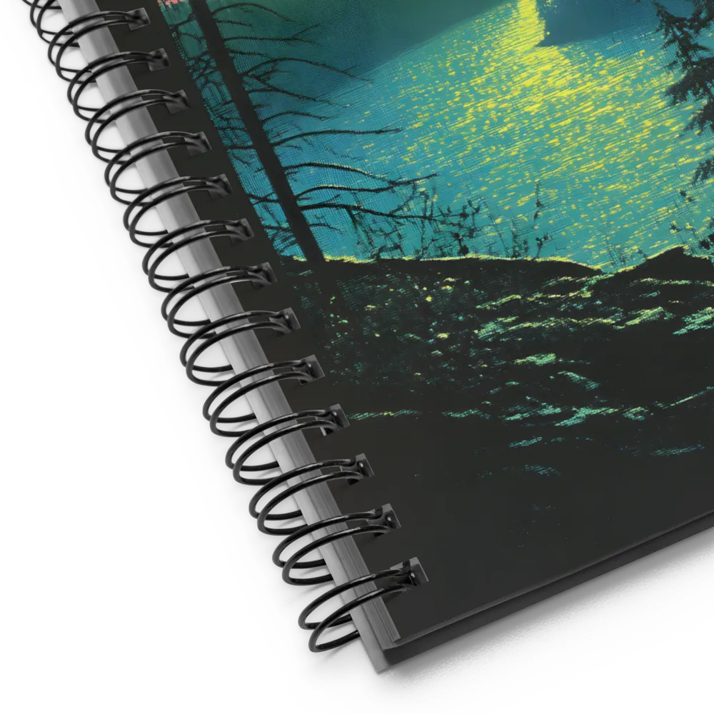 Serene Sunset by the Tranquil River | Spiral Notebook