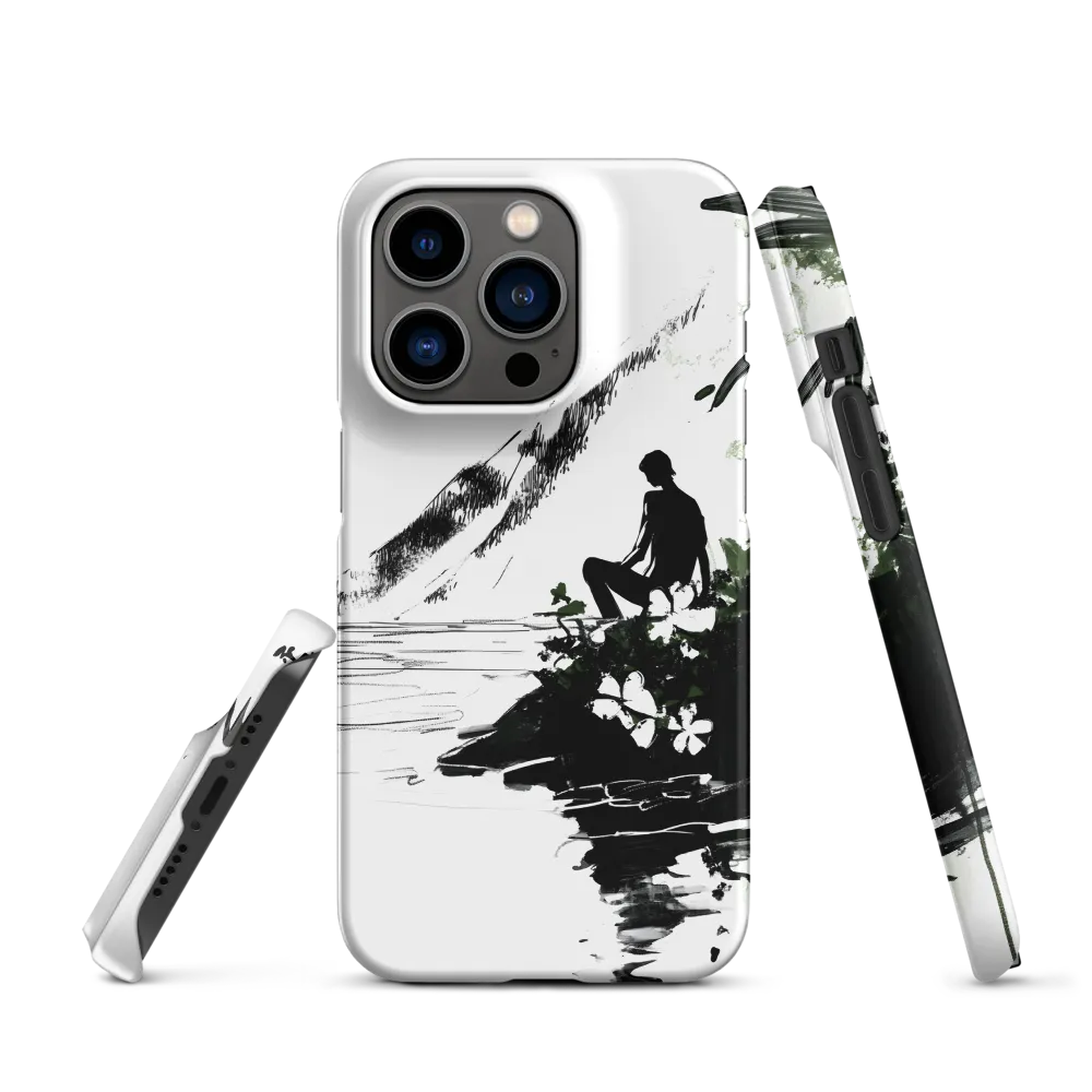 Contemplation by the Water | Phone Case |  14 Pro | Snap Case | Matte
