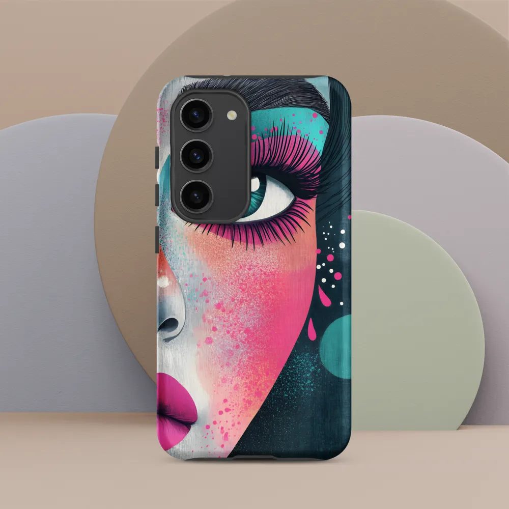 Vibrant Gaze | Phone Case |  S23 | Tough Case | Matte