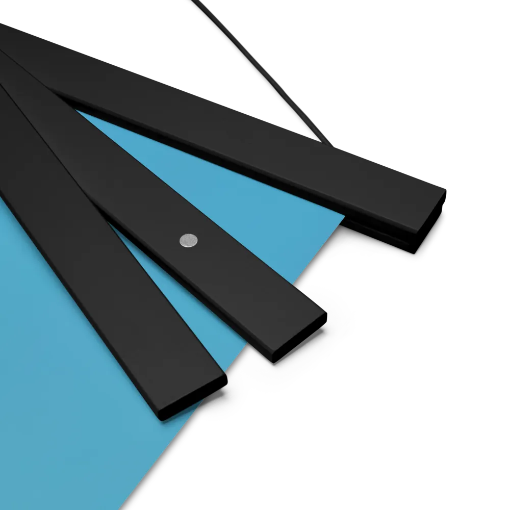 Ethereal Harmony | Poster With Black Wood Hanger | 18″×18″