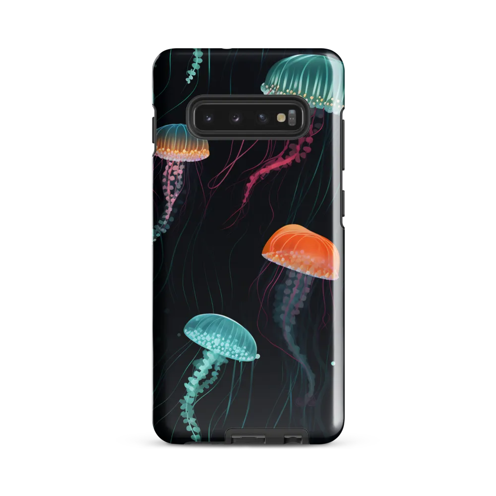 Ethereal Dance of Jellyfish | Phone Case |  S10 Plus | Tough Case | Glossy