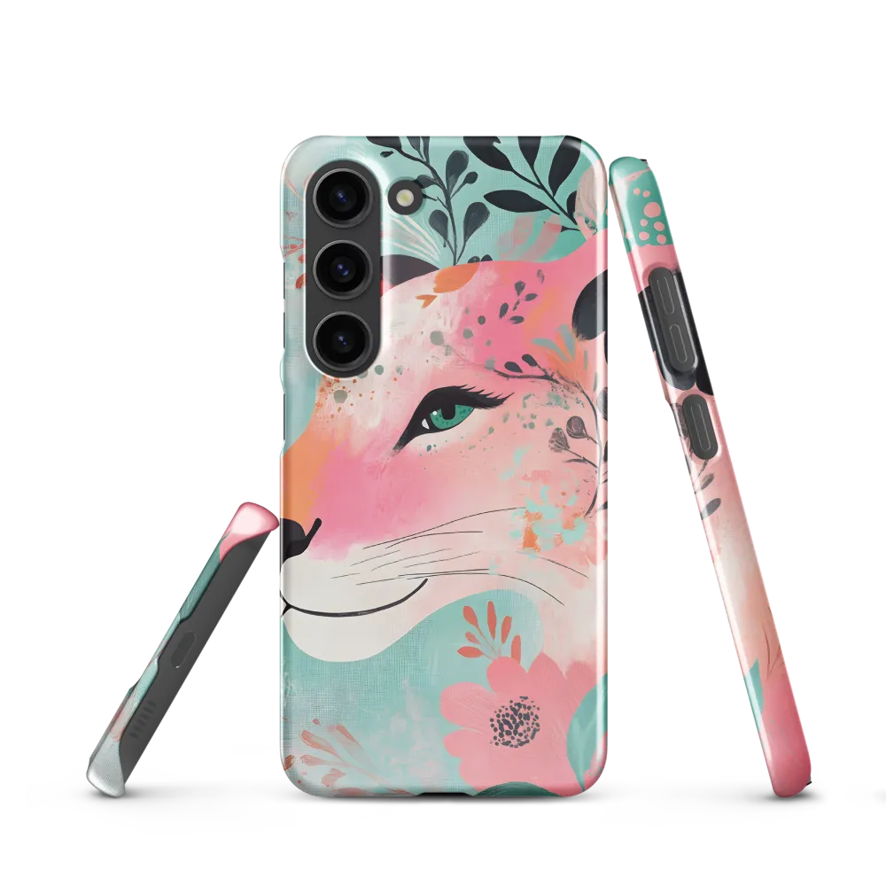 Whimsical Majesty: A Floral Lion