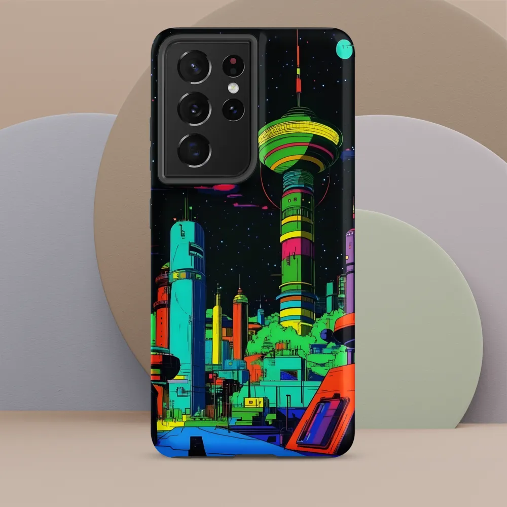 Neon Dreams: A Futuristic Cityscape