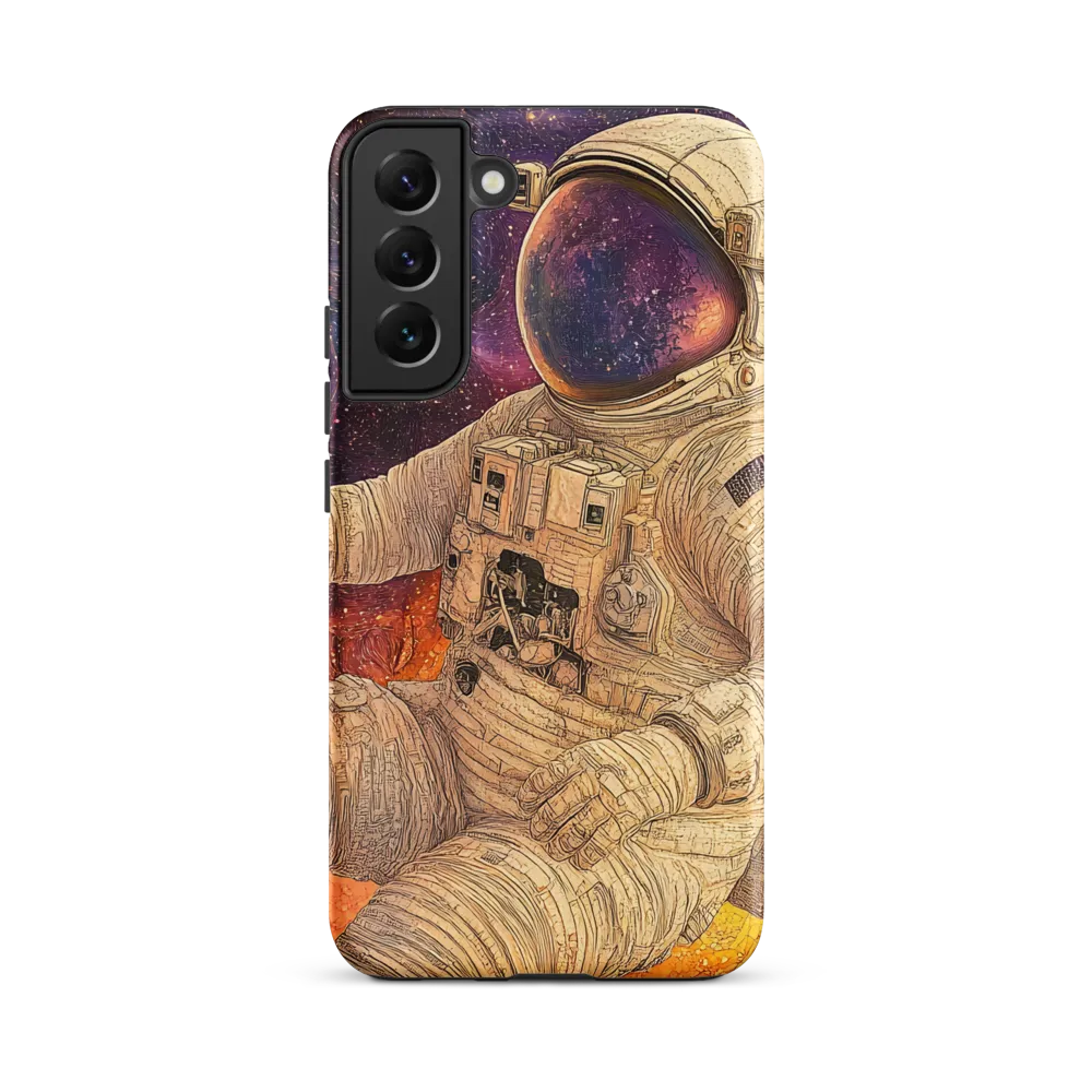 Nebular Mosaic — Seated Astronaut