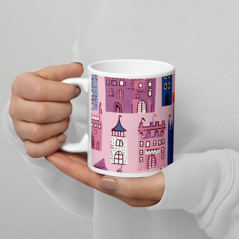 Whimsical Castles: A Playful Tapestry | Mugs | Multiple Sizes & Colors