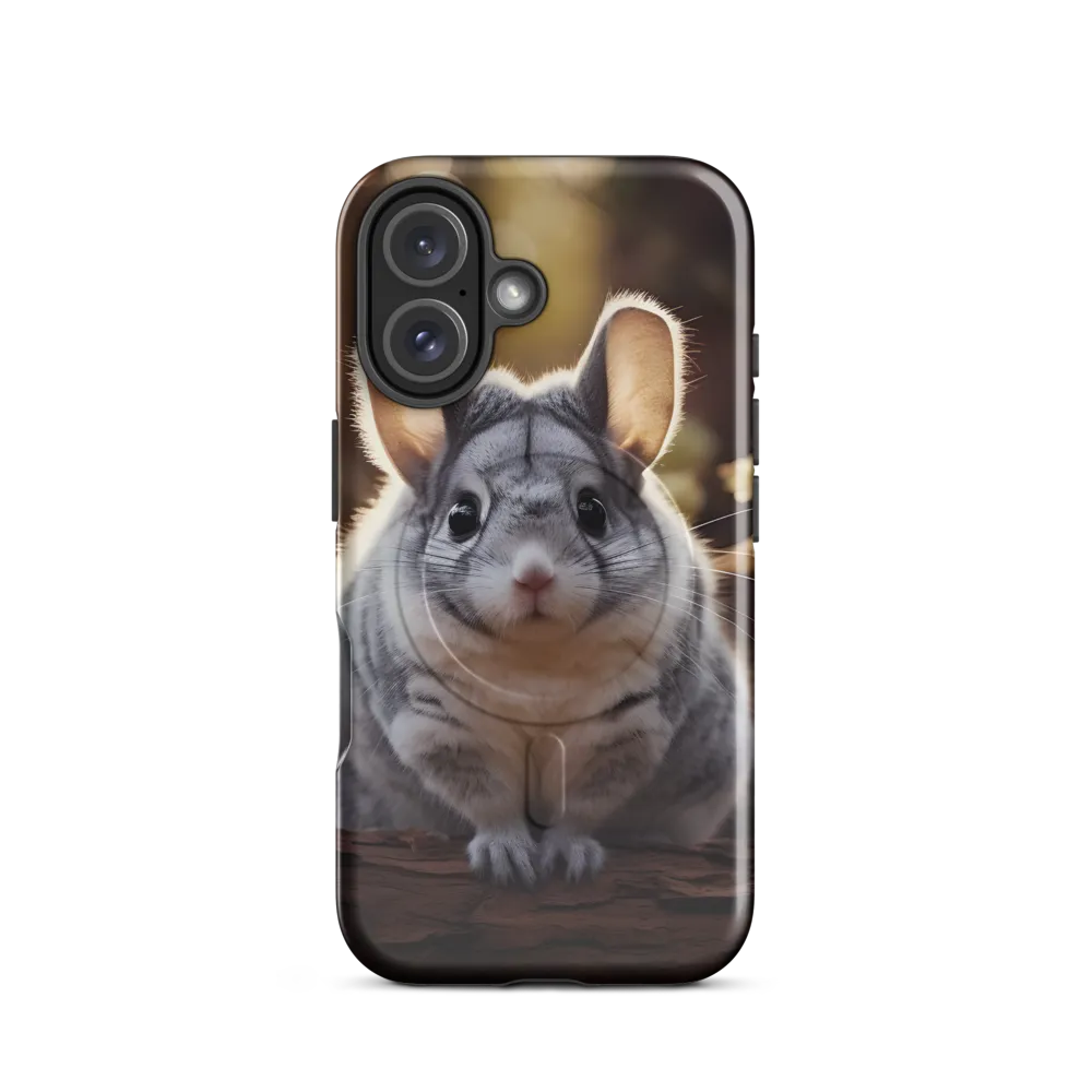 Curious Chinchilla in the Forest
