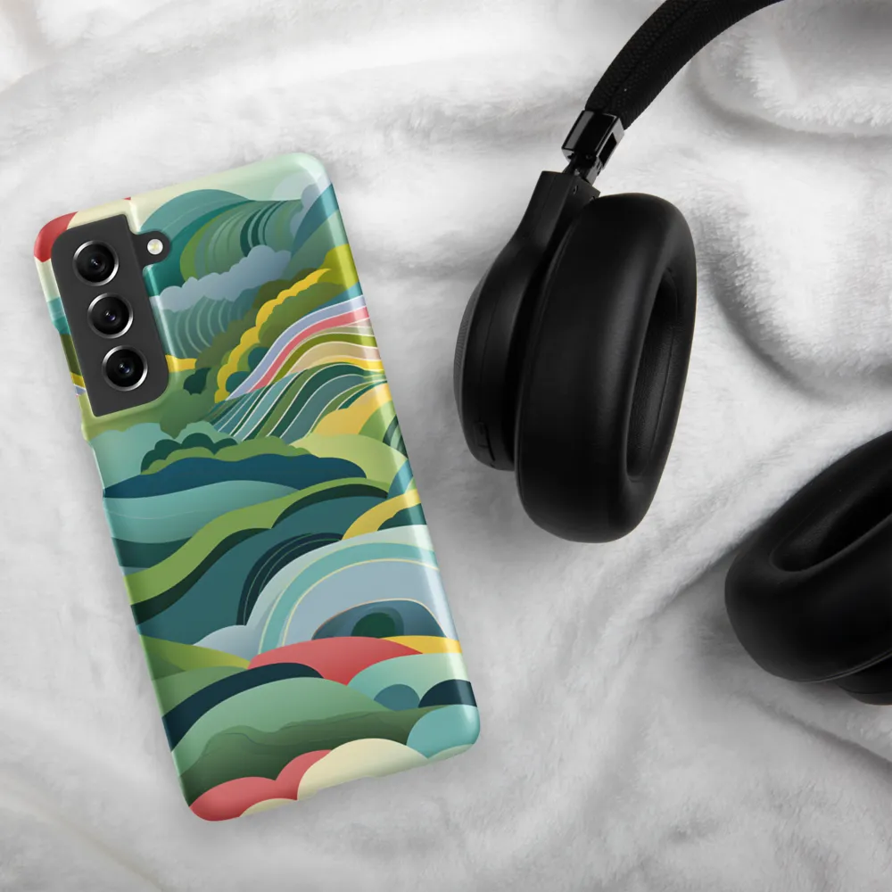 Waves of Serenity | Phone Case |  S21 FE | Snap Case | Matte
