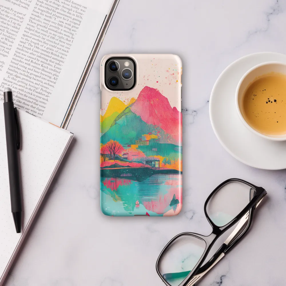 Vibrant Serenity: A Surreal Landscape | Phone Case |  11 Pro Max | Snap Case | Glossy