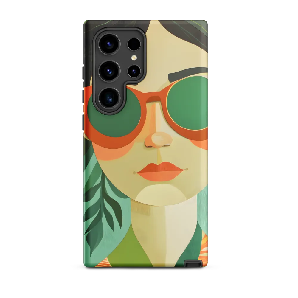 Bold Serenity: A Modern Portrait