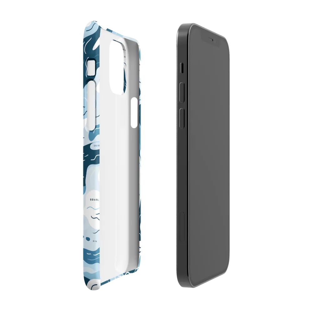 Flowing Waters: An Abstract Journey | Phone Case |  12 | Snap Case | Matte