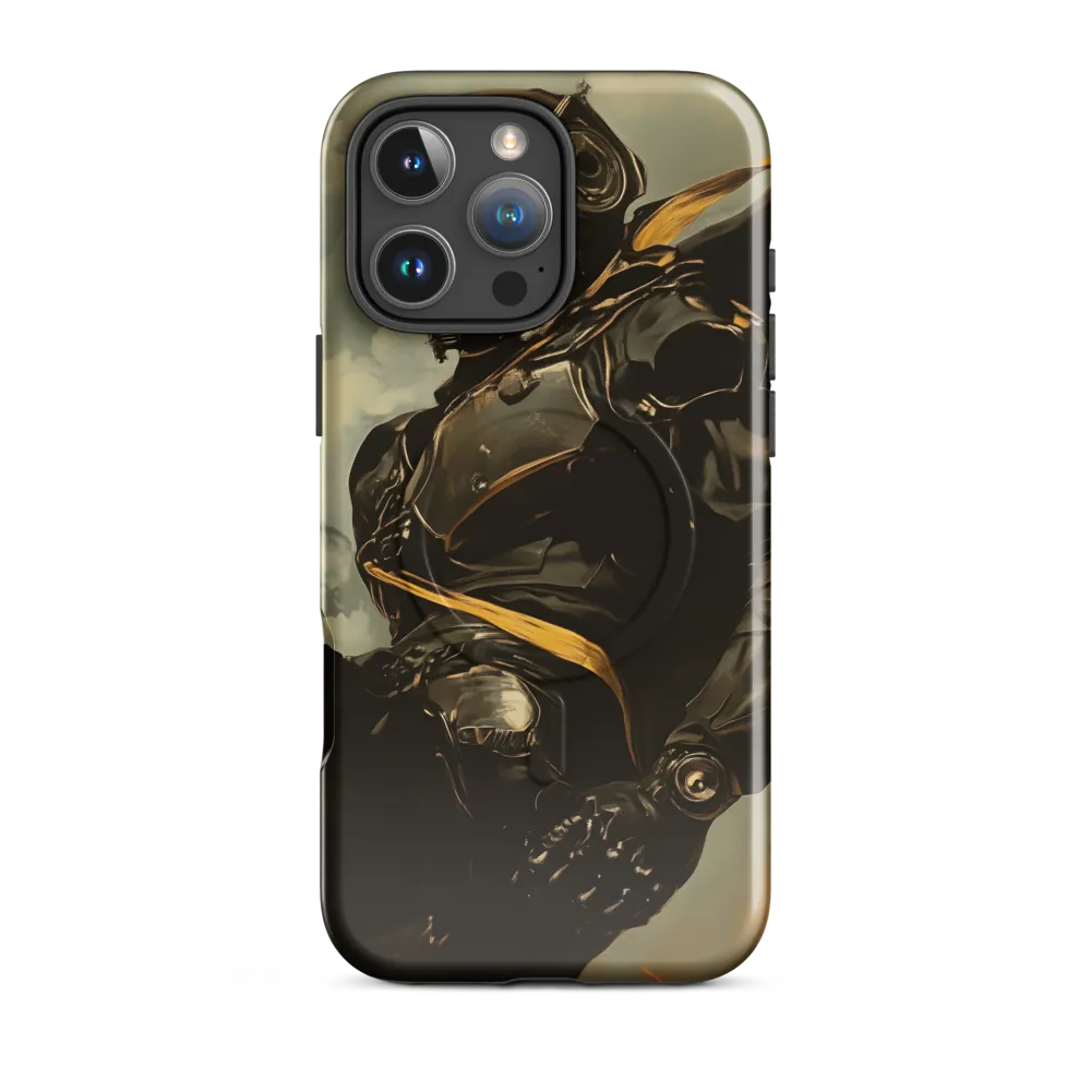 Ethereal Explorer: The Enigmatic Astronaut | Phone Case |  16 Pro Max | MagSafe® Tough Case | Glossy