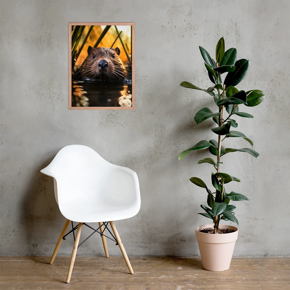 Beaver Serenity: A Natural Portrait