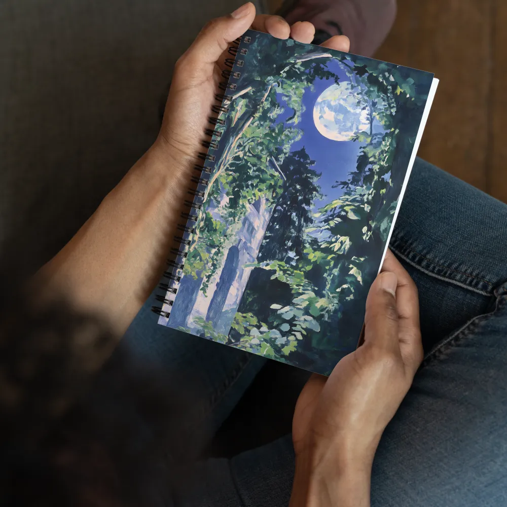 Moonlit Serenity | Spiral Notebook