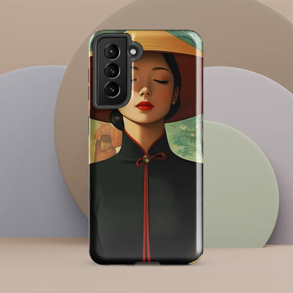 Elegance in Tranquility | Phone Case |  S21 FE | Tough Case | Glossy