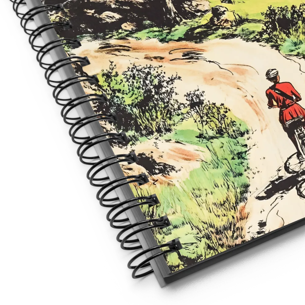 Riding Through Serenity | Spiral Notebook