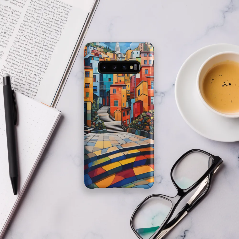 Vibrant Village: A Cubist Journey