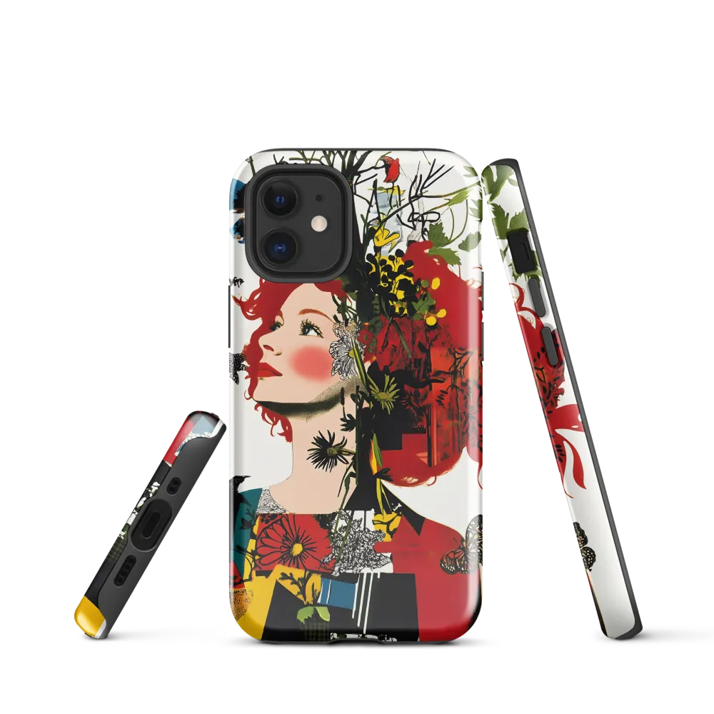 Floral Dreams | Phone Case |  12 mini | Tough Case | Glossy