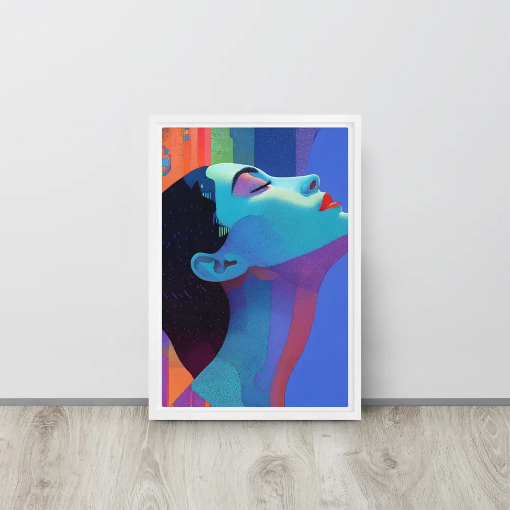 Ethereal Reverie | Canvas with White Frame | 12″×18″