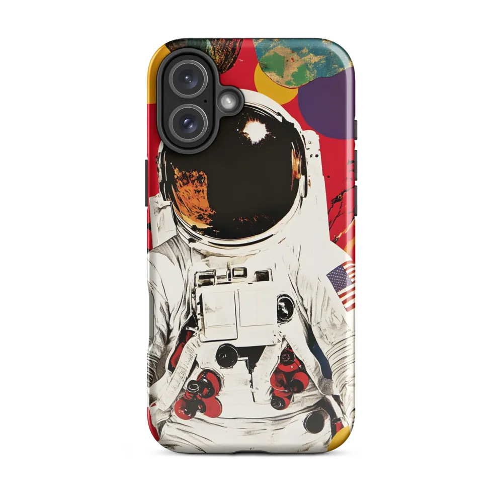 Cosmic Exploration: The Astronaut's Journey | Phone Case |  16 Plus | Tough Case | Glossy