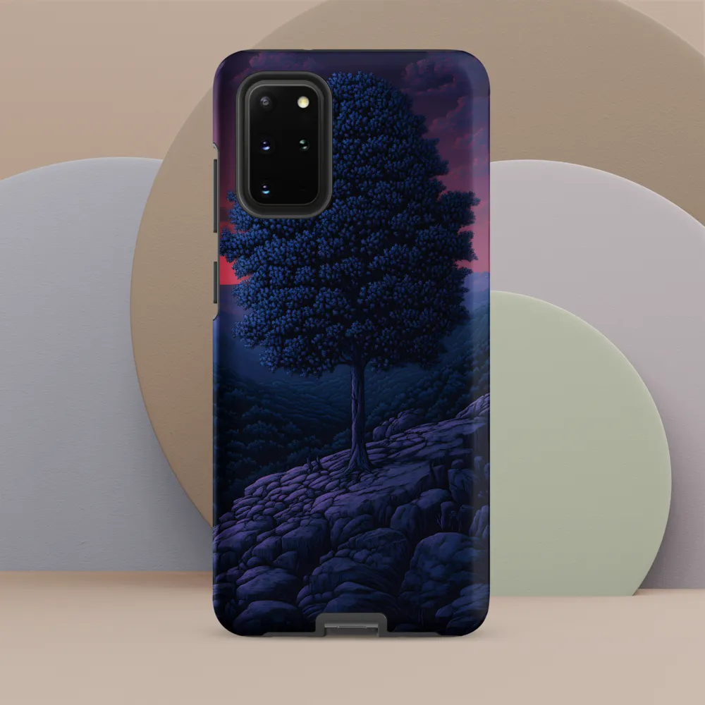 Solitary Sentinel: A Tree at Dusk