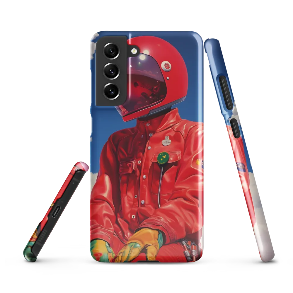 Astronaut in Crimson