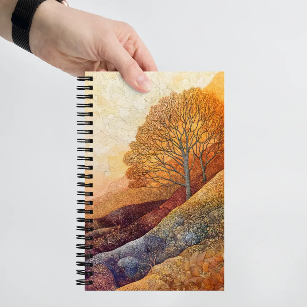 Ember Hills at Dusk | Spiral Notebook