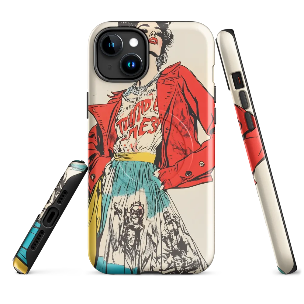 Vibrant Elegance: A Pop Art Fashion Statement