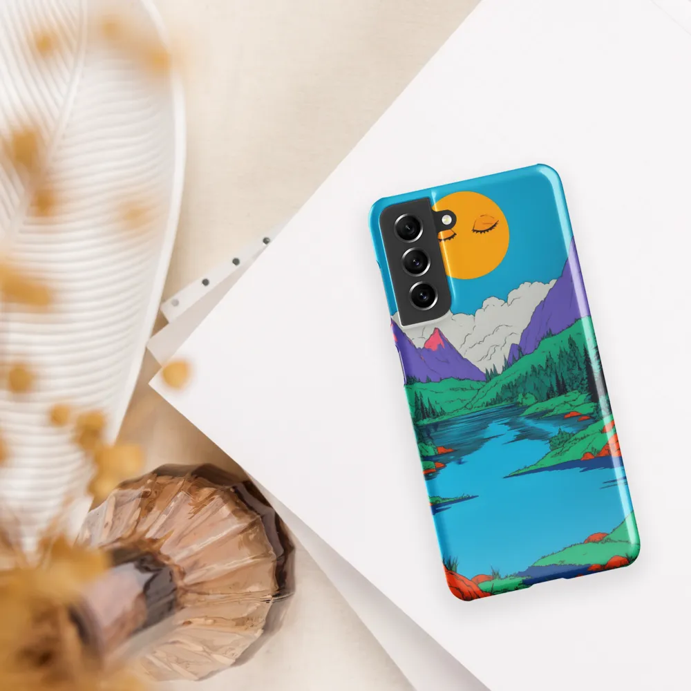 Whimsical Serenity in Vibrant Colors