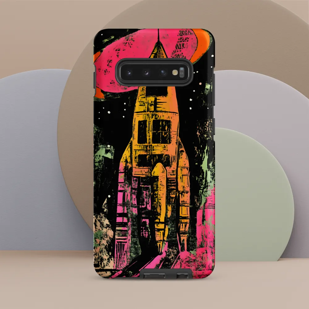 Cosmic Voyage: A Surreal Rocket Adventure