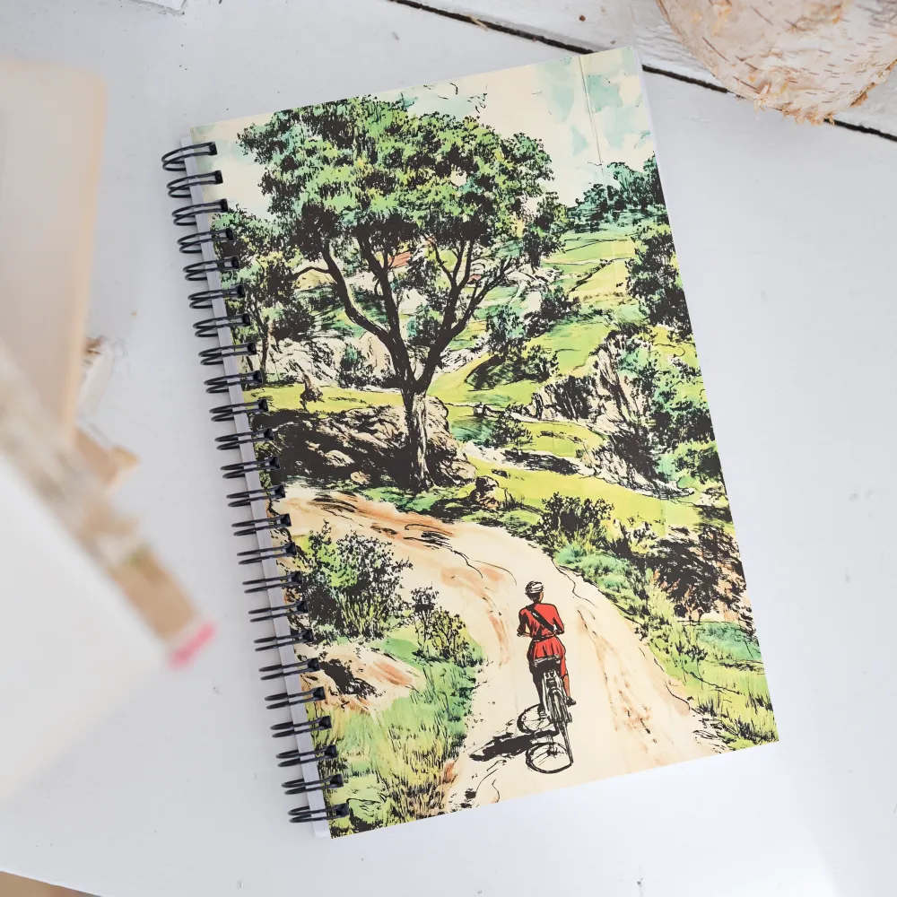 Riding Through Serenity | Spiral Notebook