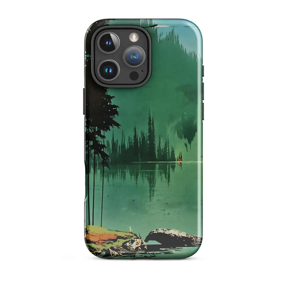 Serenity Reflected: A Tranquil Lake Scene
