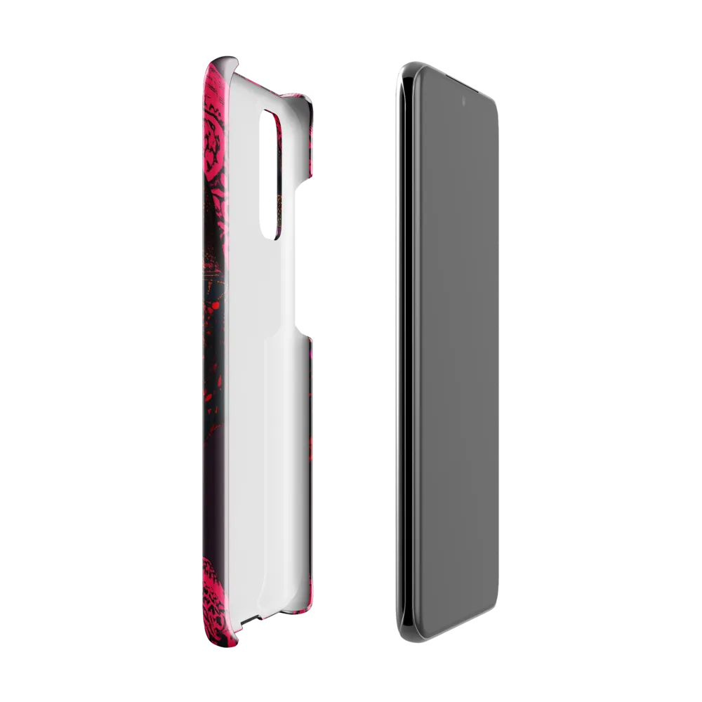 Neon Adornments: A Portrait of Cultural Expression | Phone Case |  S20 | Snap Case | Glossy