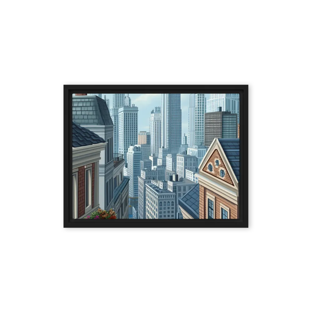 Urban Symphony | Canvas with Black Frame | 12″×16″