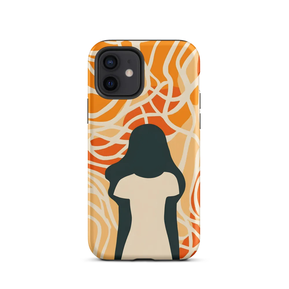 Interwoven Amber Silhouette