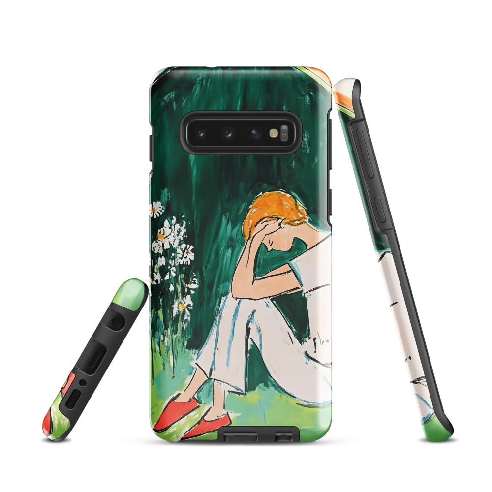Silent Sorrow | Phone Case |  S10 | Tough Case | Glossy