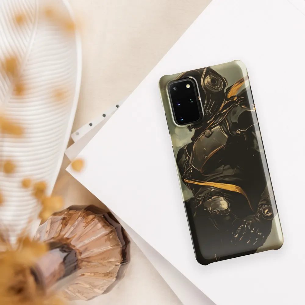 Ethereal Explorer: The Enigmatic Astronaut | Phone Case |  S20 Plus | Snap Case | Glossy