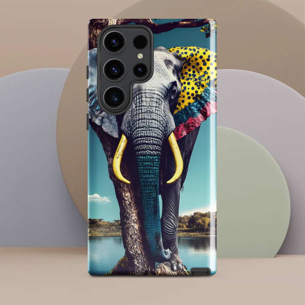 Playful Elegance: The Surreal Elephant