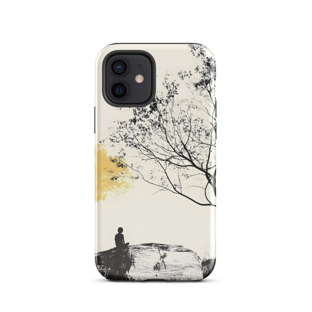 Whispers of Solitude | Phone Case |  12 | Tough Case | Glossy