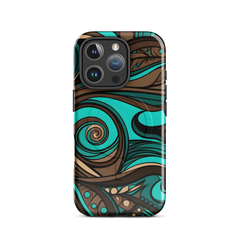 Fluctuating Currents | Phone Case |  16 Pro | MagSafe® Tough Case | Glossy