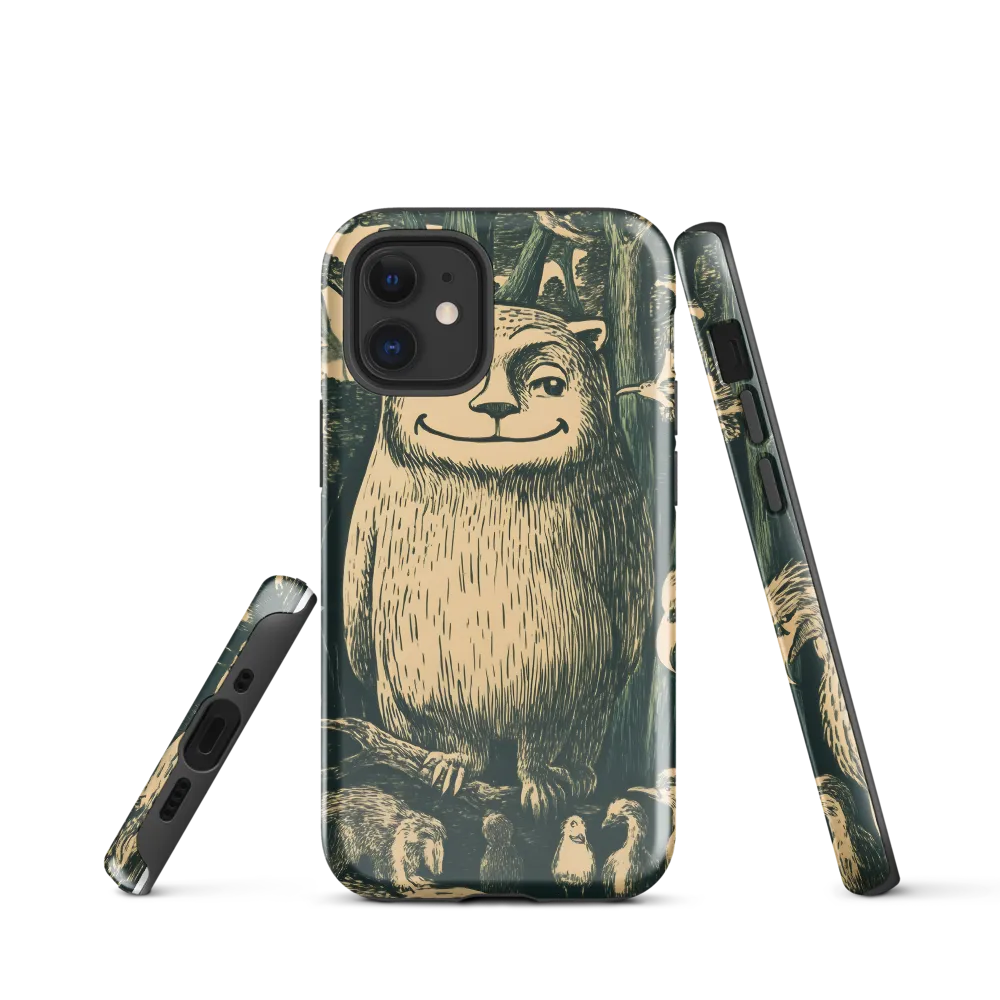 Forest Guardian: A Whimsical Encounter | Phone Case |  12 mini | Tough Case | Glossy
