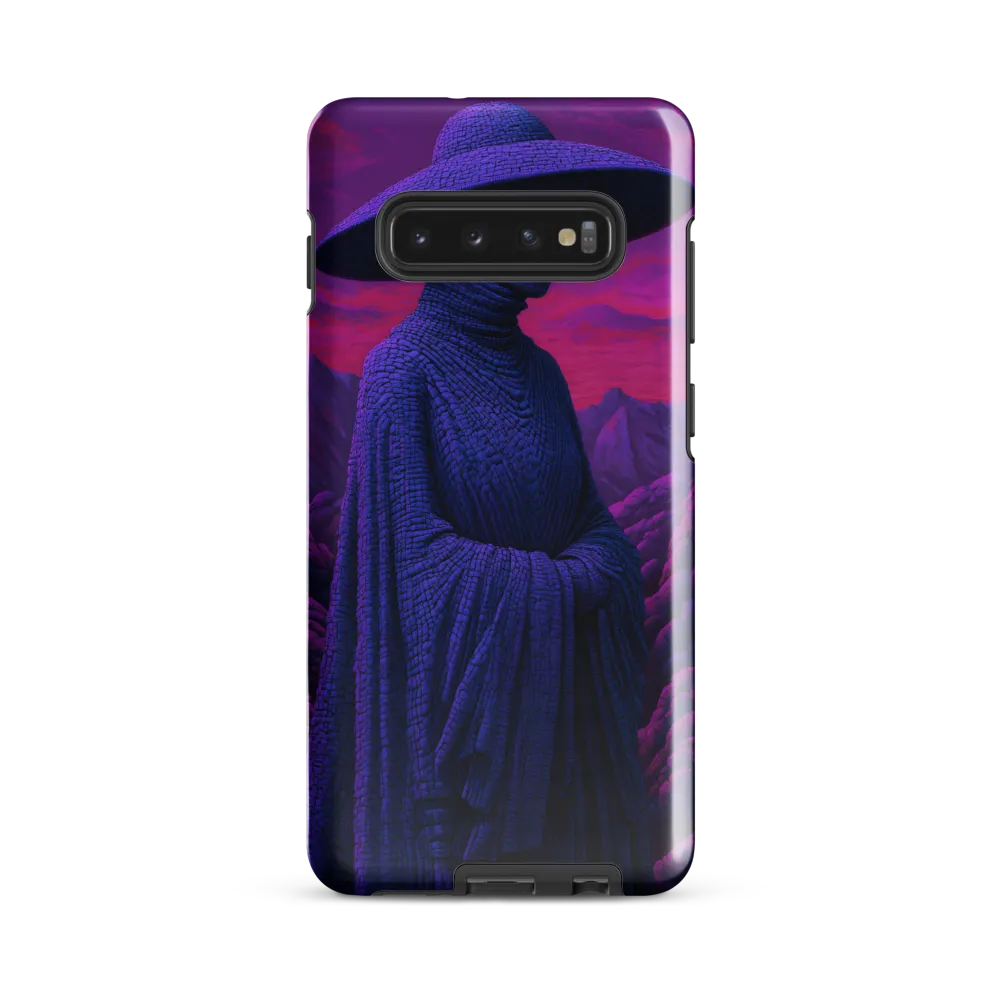 The Enigma of the Cloaked Figure | Phone Case |  S10 Plus | Tough Case | Glossy