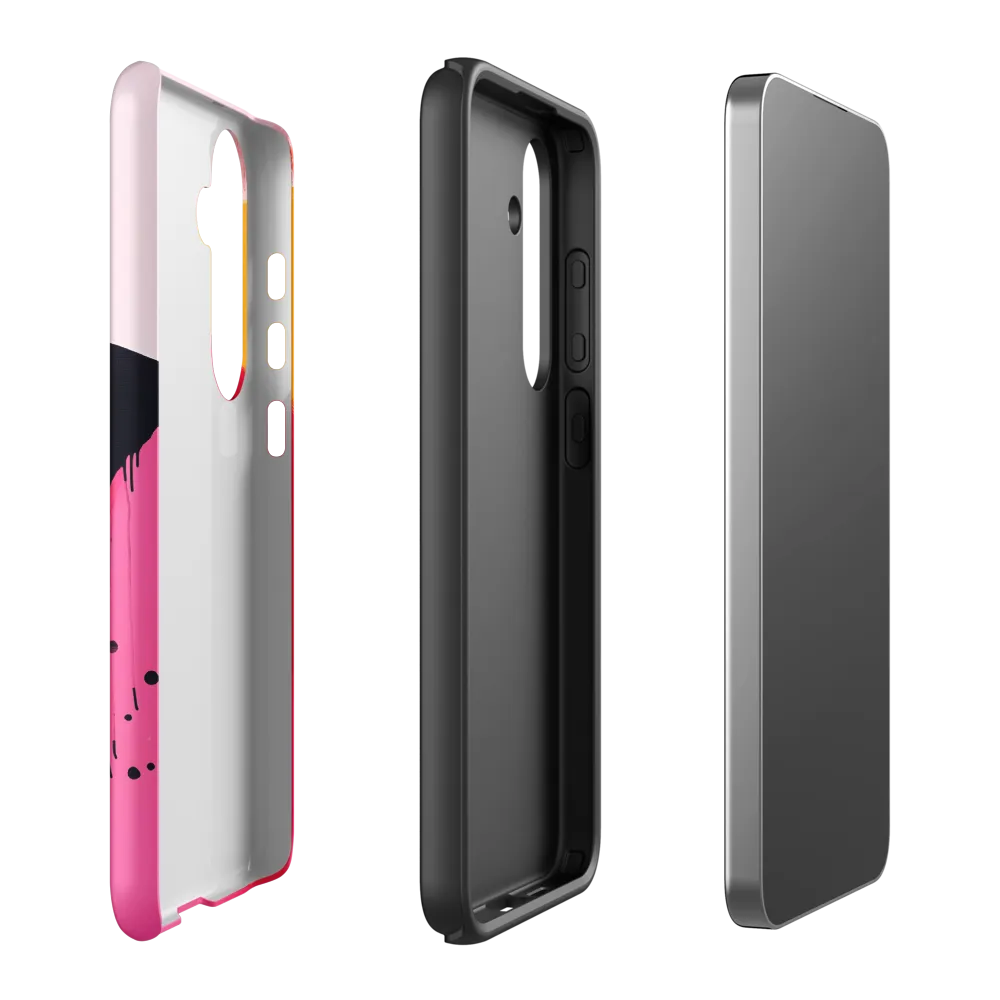 Magenta Sweep — Study in Drips and Fields