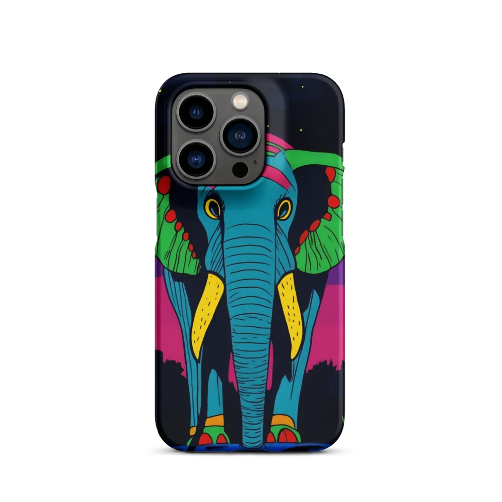 Whimsical Majesty: The Vibrant Elephant