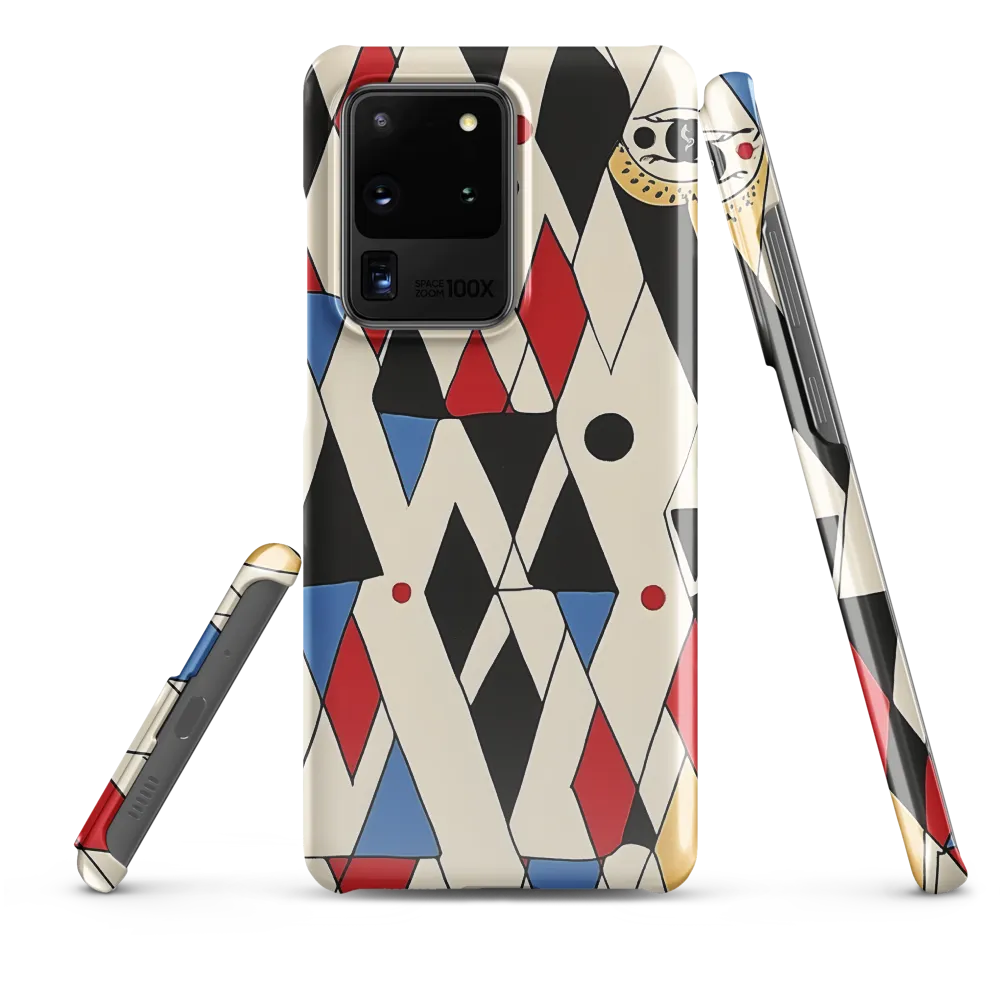 Dynamic Geometric Symphony | Phone Case |  S20 Ultra | Snap Case | Glossy