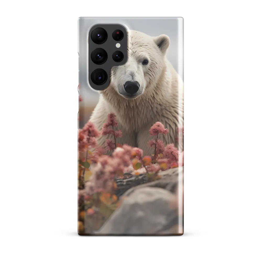 Curiosity Among Blooms: The Polar Bear