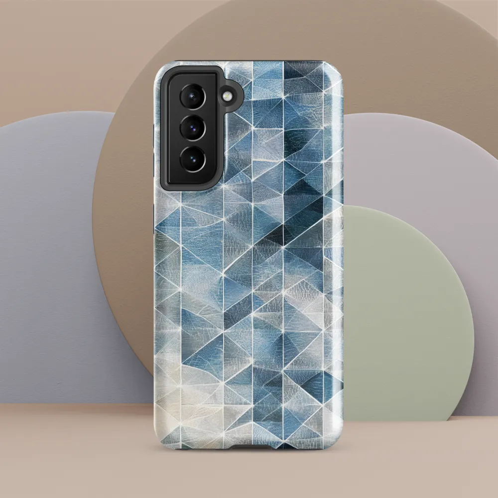 Geometric Harmony in Blue