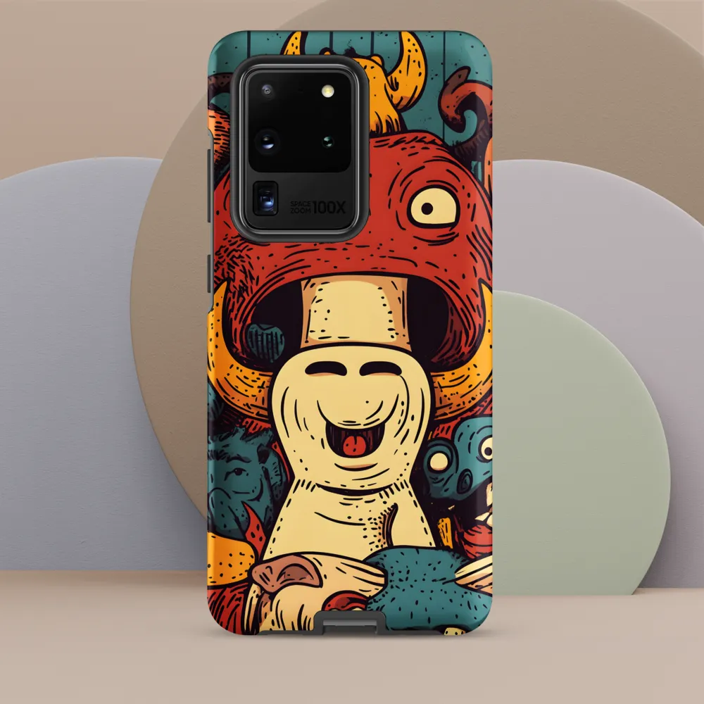 Whimsical Gathering of Creatures | Phone Case |  S20 Ultra | Tough Case | Matte