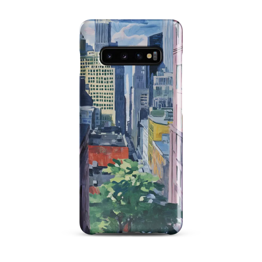 Urban Symphony: A Cityscape in Color | Phone Case |  S10 Plus | Snap Case | Glossy