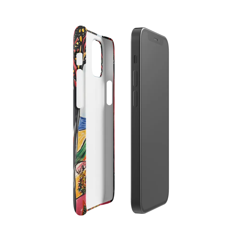 Vibrant Nature's Embrace | Phone Case |  12 Mini | Snap Case | Glossy