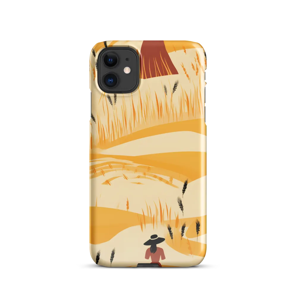 Embracing the Fields: A Floral Journey | Phone Case |  11 | Snap Case | Glossy